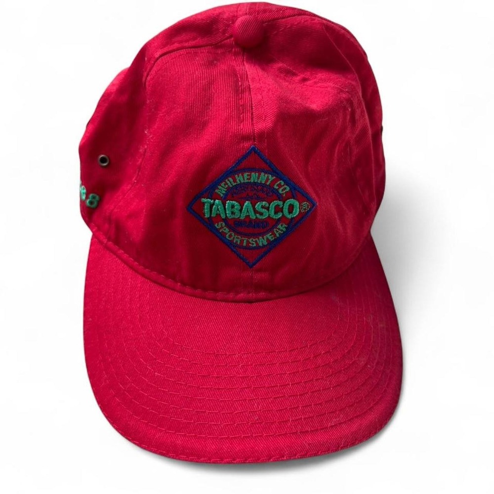 Tabasco Red Baseball Cap | Hot Sauce Hat | Retro Foodie Dad Hat